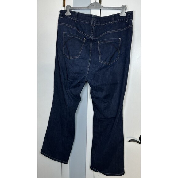 Lane Bryant Blue Jeans Tighter Tummy Technology Plus Size 22 Petite - Picture 2 of 5